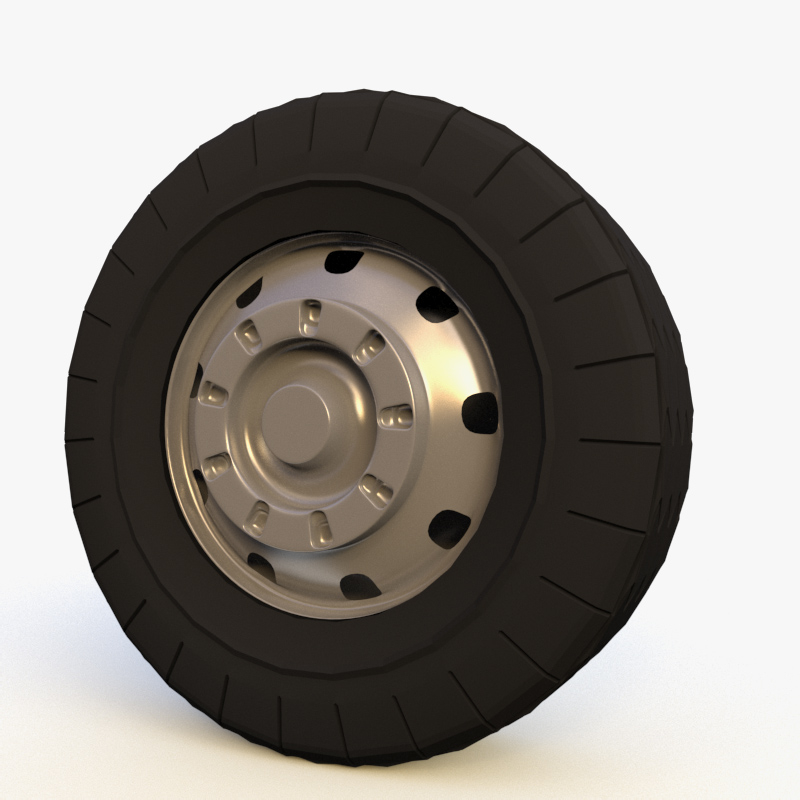 3d bus wheel