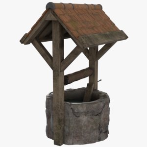 old water pbr 3d 3ds