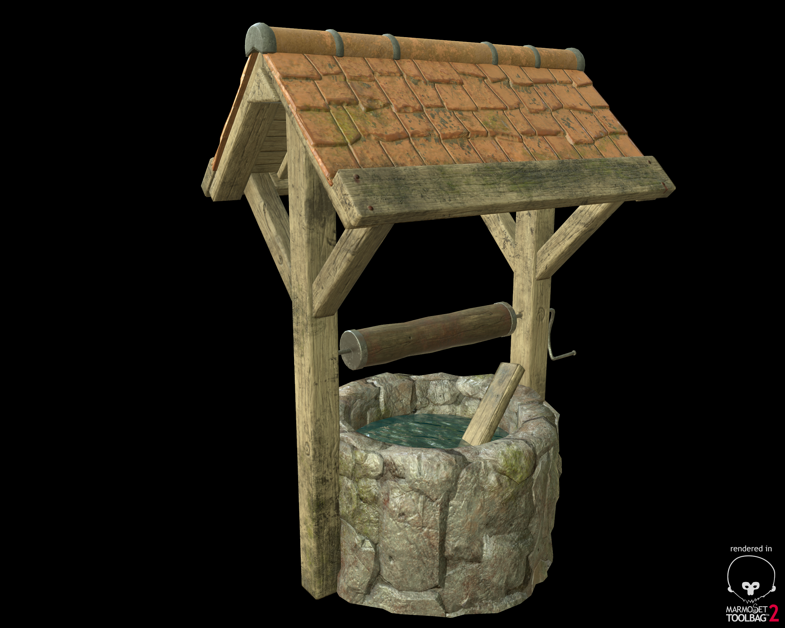 老水井pbr3d模型