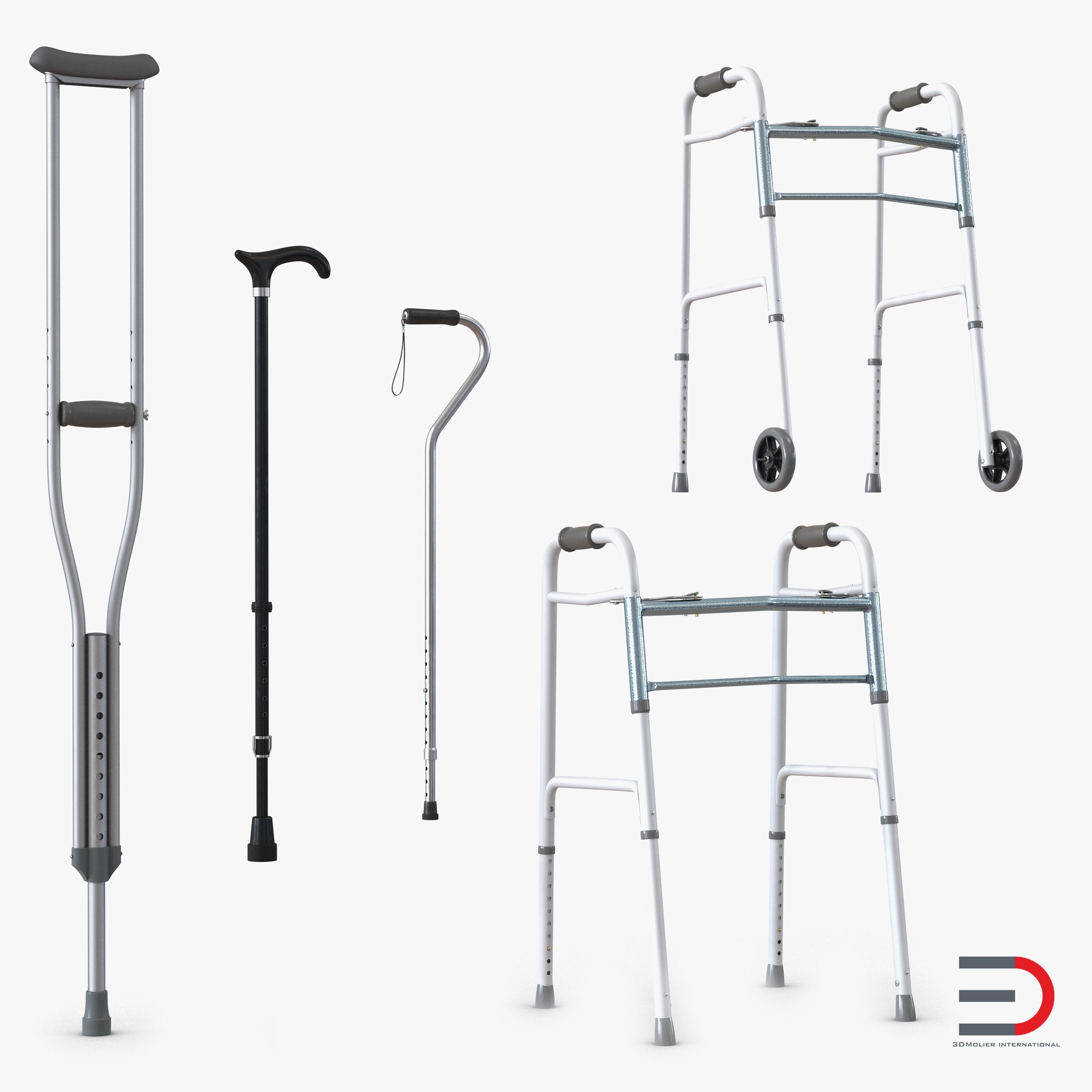 mobility aids 3d max