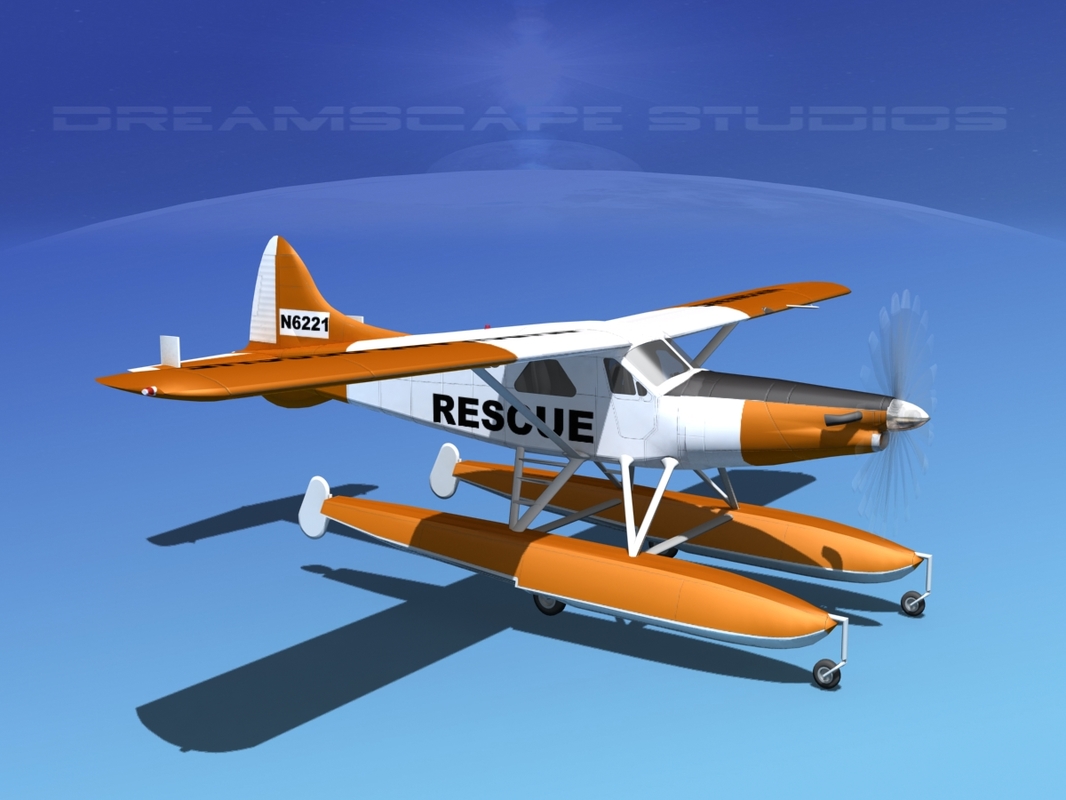 3d model dehavilland beaver turboprop