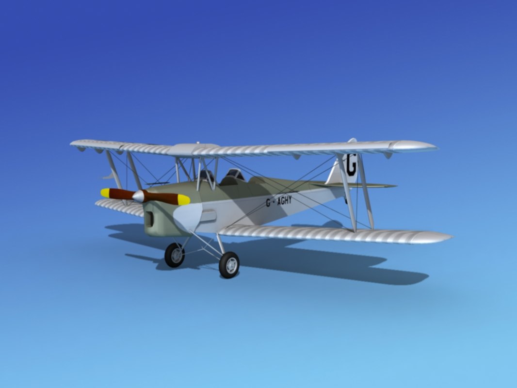 3d model tiger moth