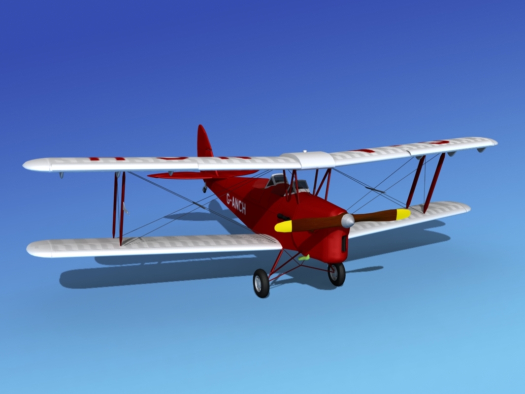 3d tiger moth