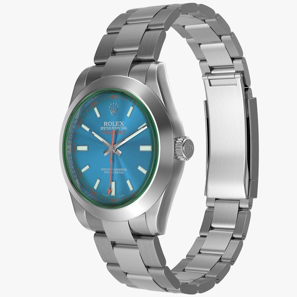 realistic rolex milgauss 3d model