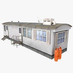 3d trailer container