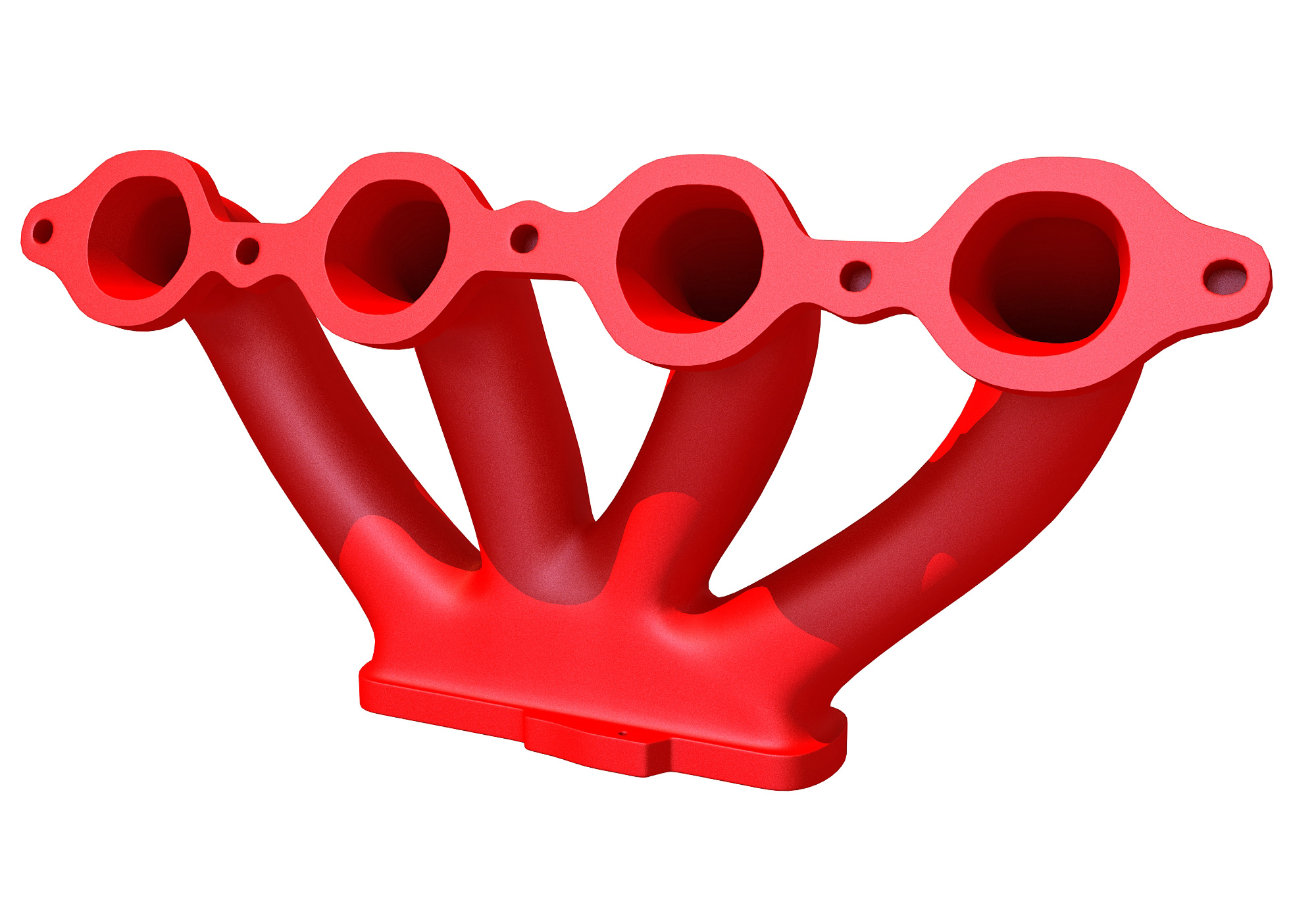 printable exhaust manifolds printing 3d model