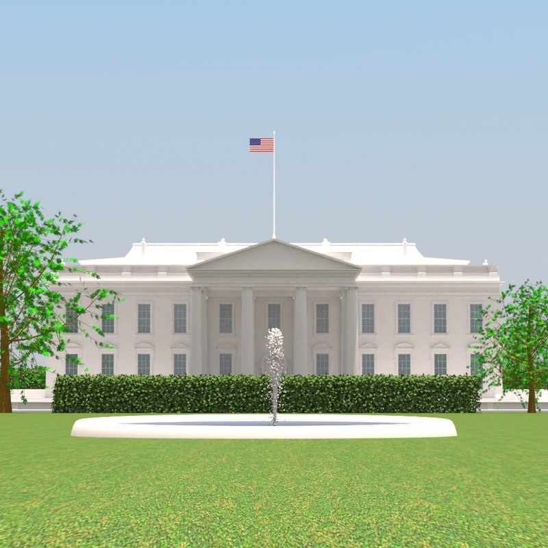 white house 3d model