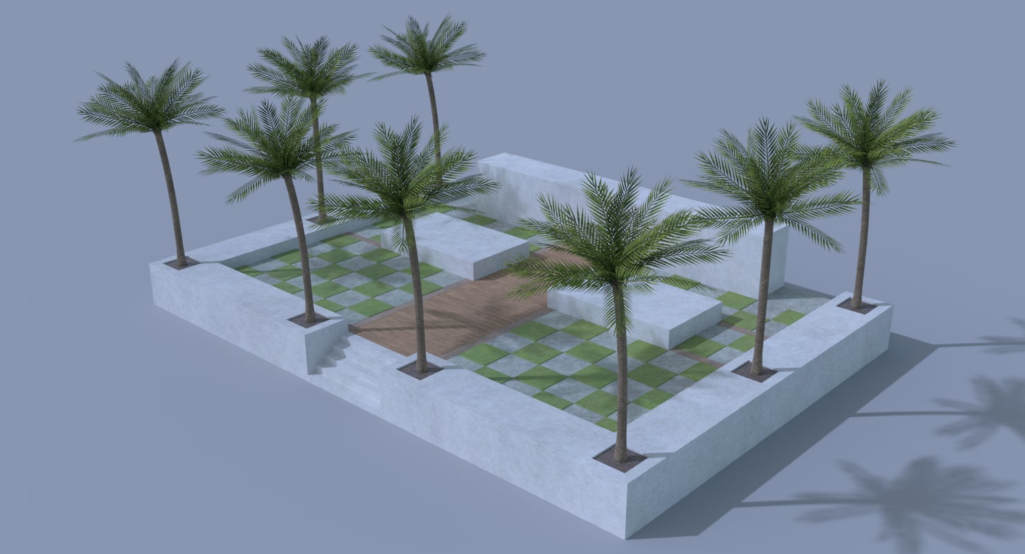 original garden 3d model