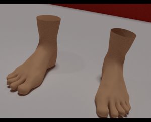 foot nail 3d 3ds