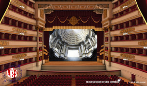 opera theatre la scala 3d model