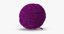 purple ball yarn 3d model