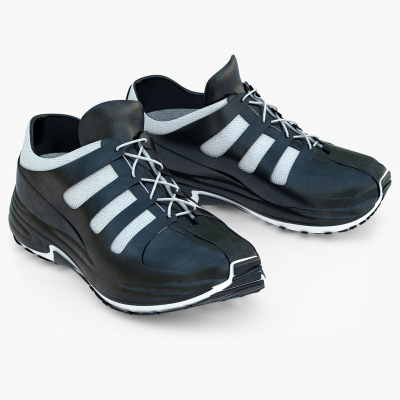 3d sneakers running shoes  model 