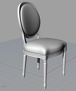 moda remix chair 3d model