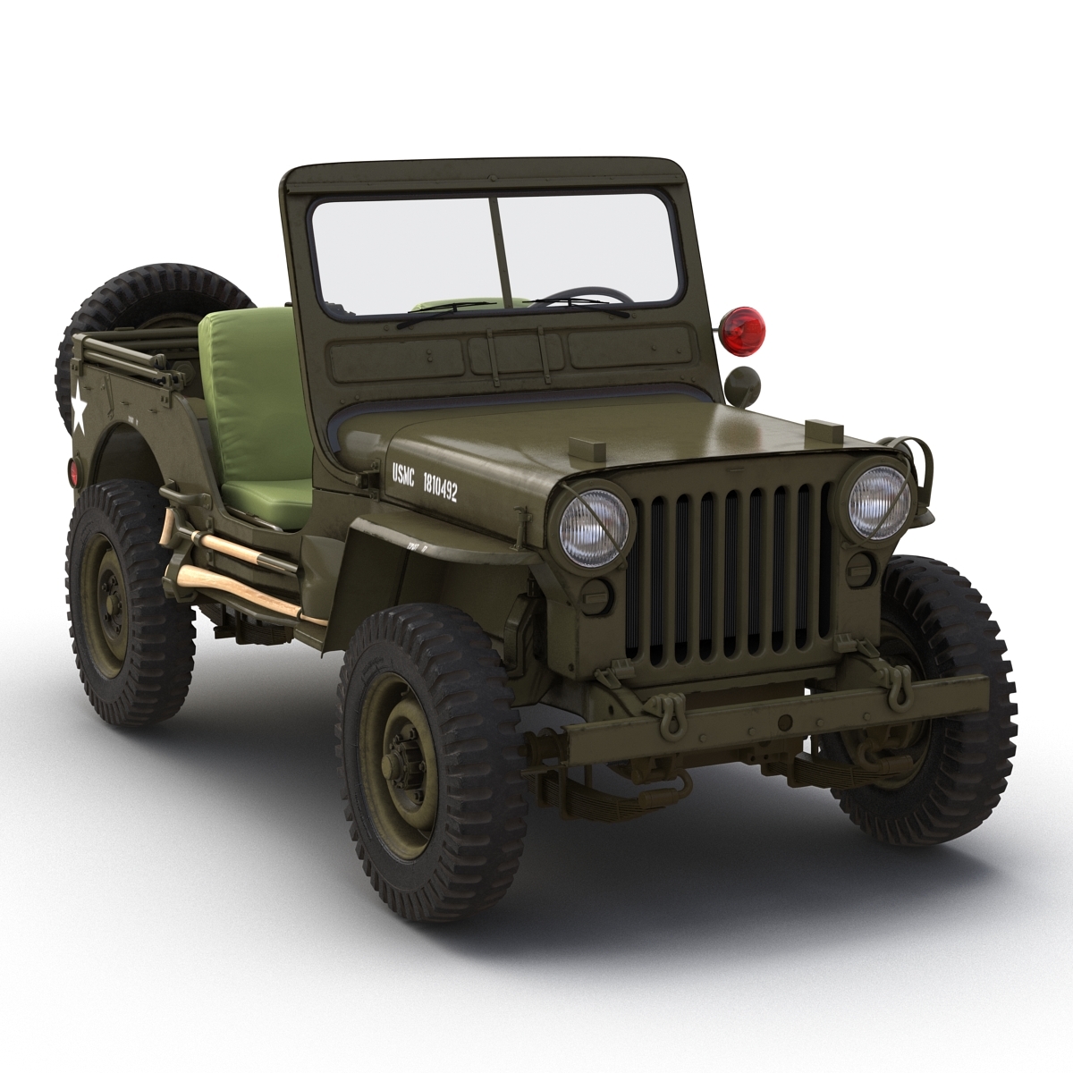jeep willys m383d模型
