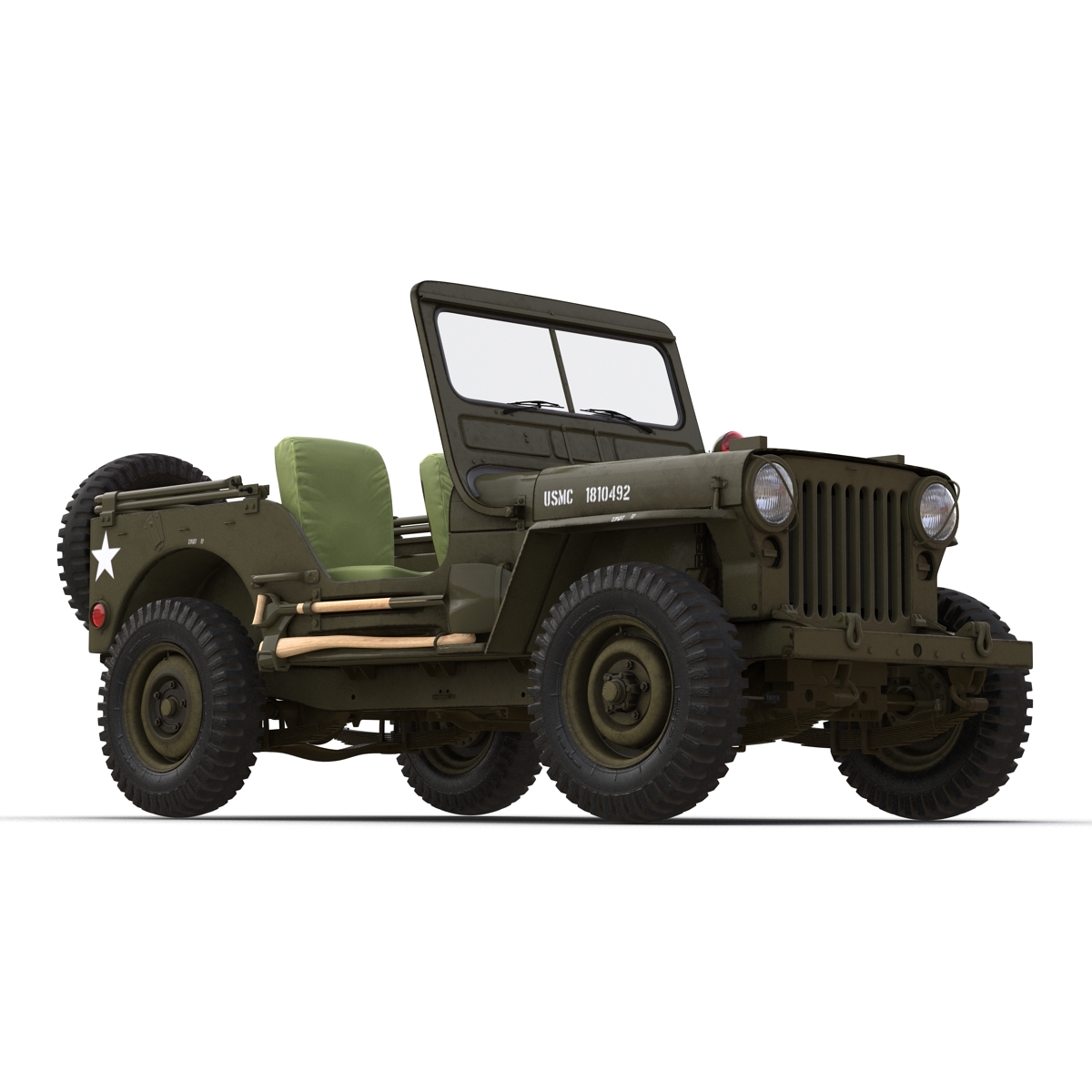 jeep willys m383d模型