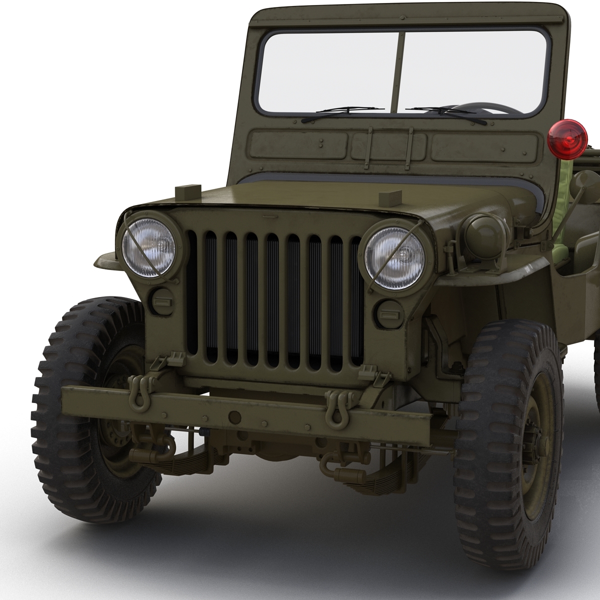 jeep willys m383d模型