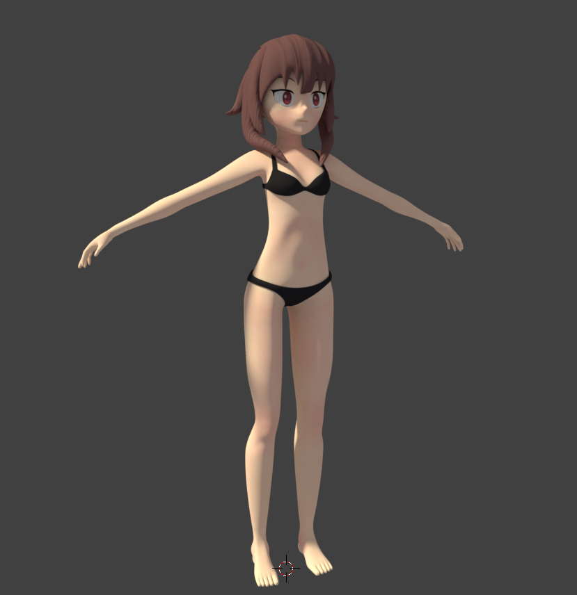 3d Model Megumin Bikini