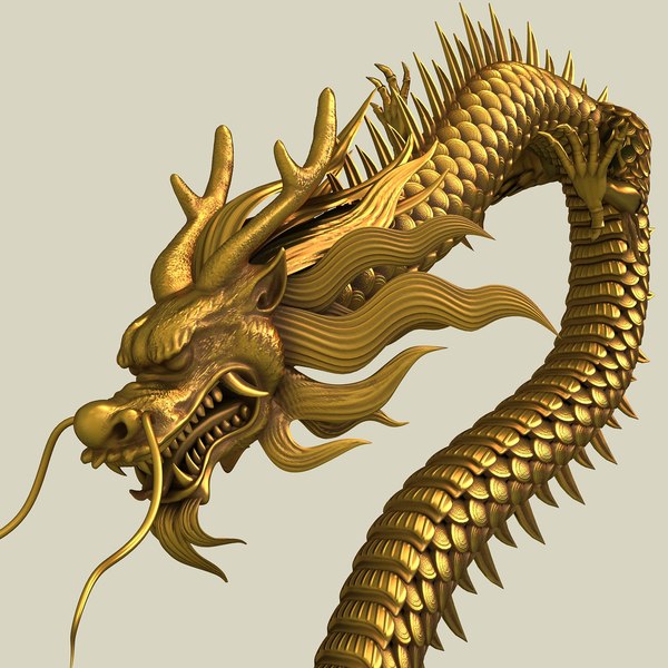 3d chinese dragon