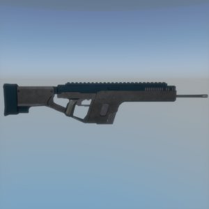 fi assault rifle 3d obj