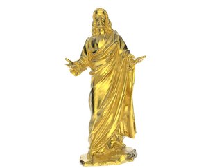 3d model jesus christ statue scan