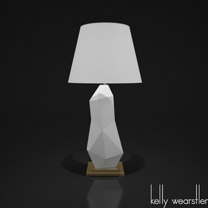 3d model kelly wearstler bayliss table lamp