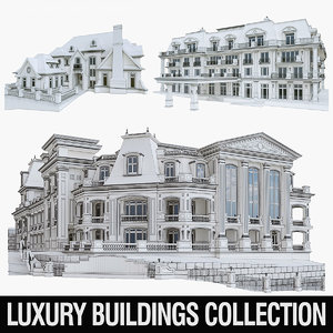 luxury buildings 3ds