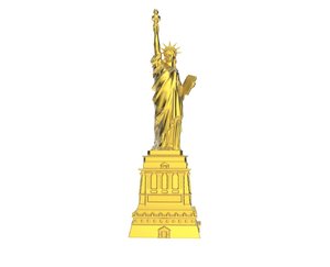 3d statue liberty scan