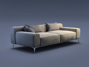 pino sofa loop 3d model