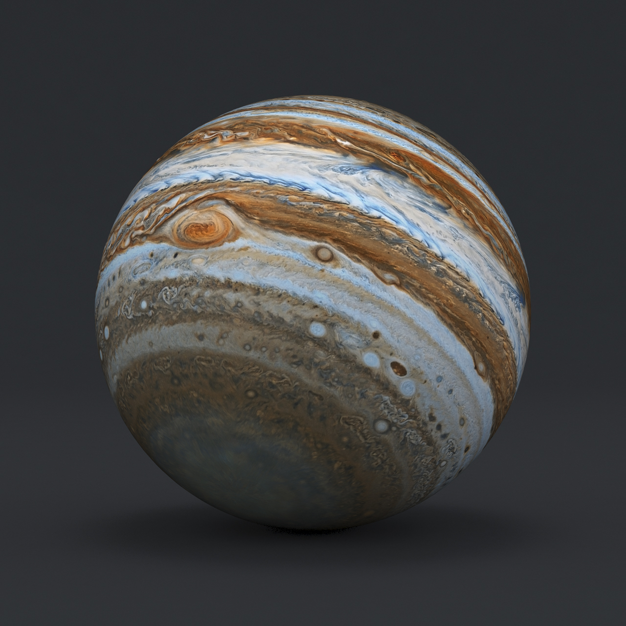 planet jupiter 3d model