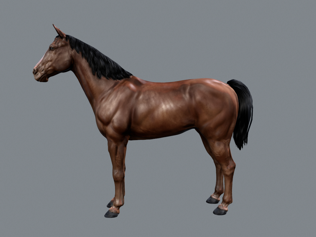 马3d模型