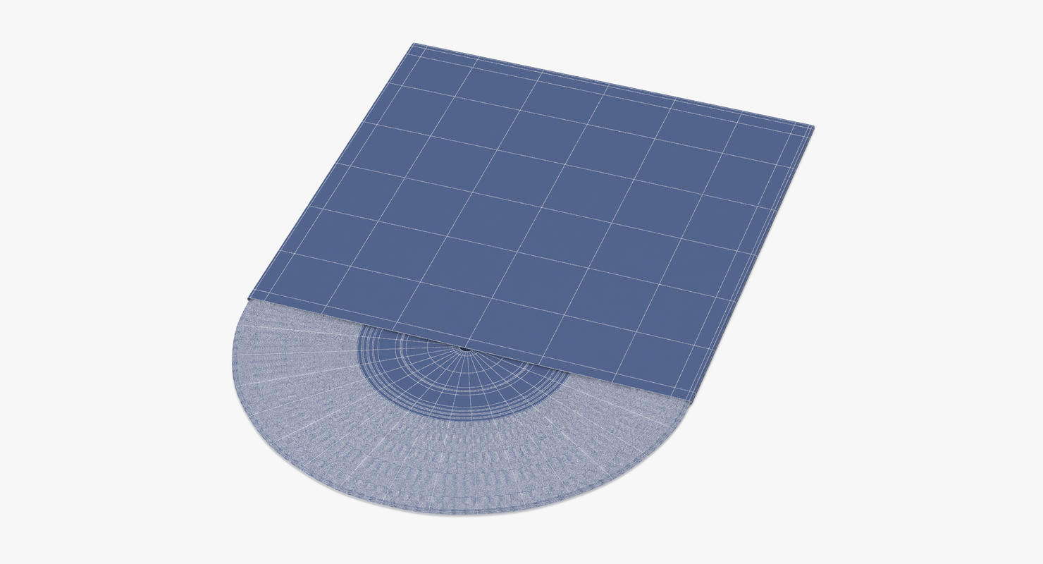 vinyl lp cardboard sleeve 3d model