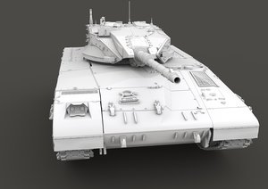 merkava tank 3d model