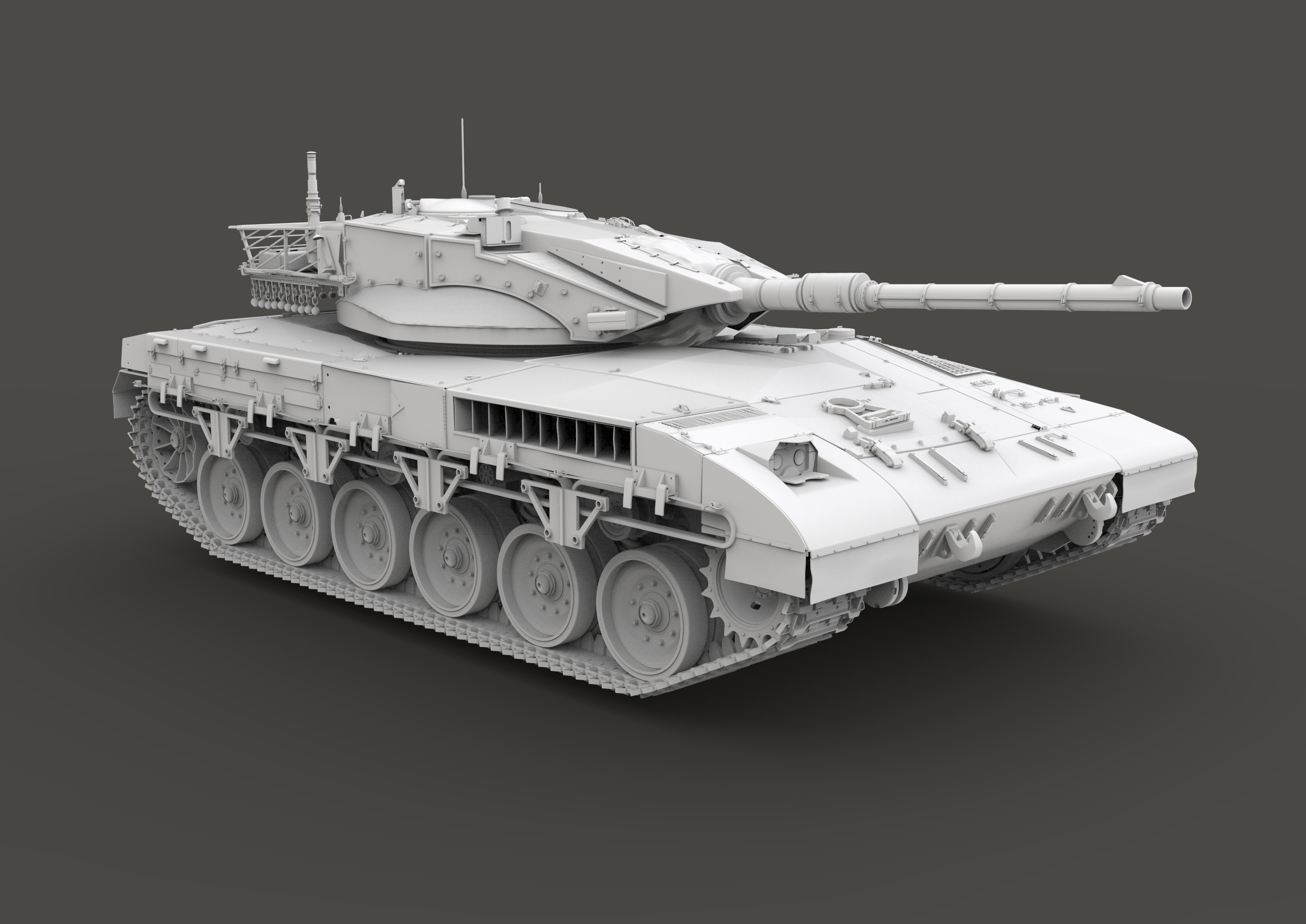 merkava tank 3d model