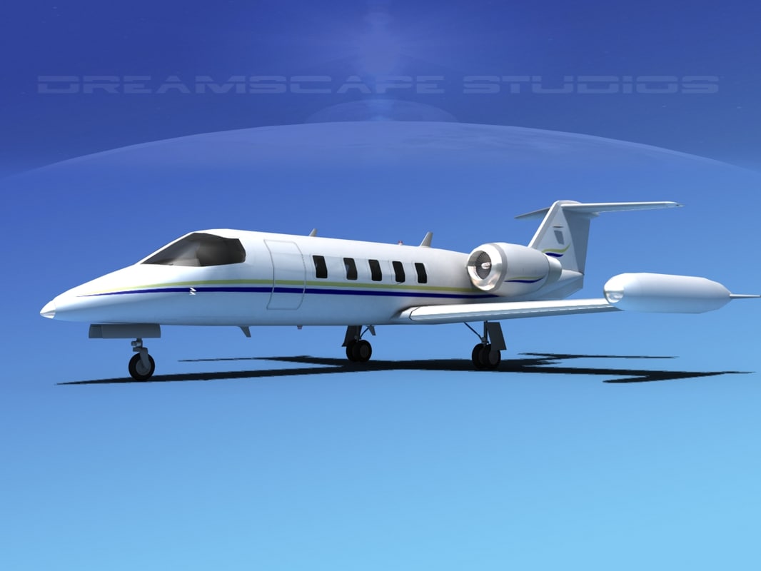 learjet 35 3d model