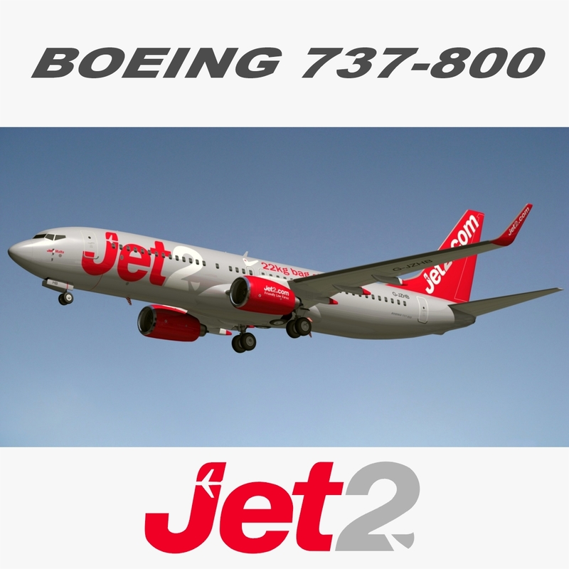 boeing jet2 3d model