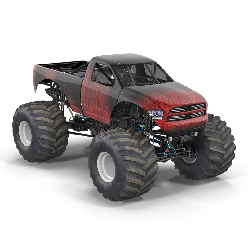 monster truck generic 2 3d max