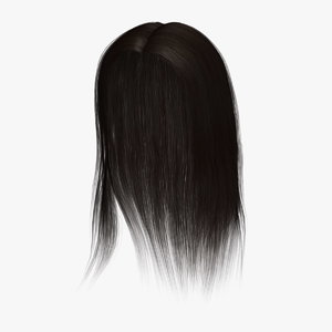 lisa hair 3d 3ds