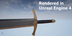 3d model sword games