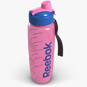 3d model sport water bottle