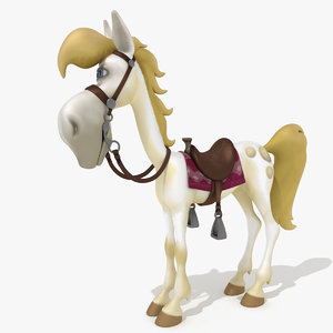 horse bridle saddle 3d 3ds