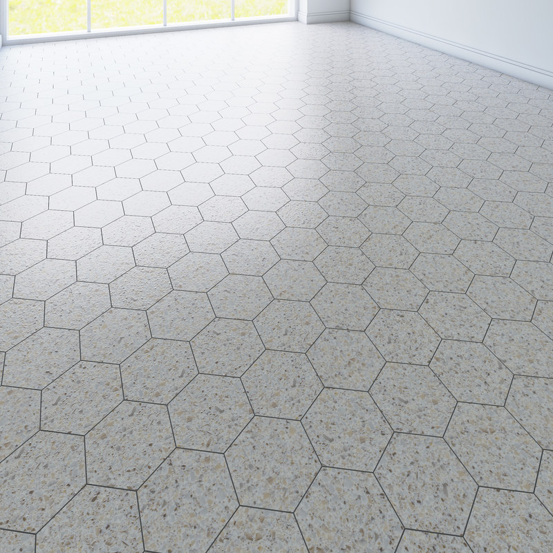 Free Max Model Hexagon Tile 3