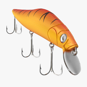 3d bass fishing lure