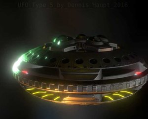 ufo type 3d model