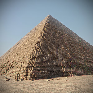 pyramid egypt giza 3d model