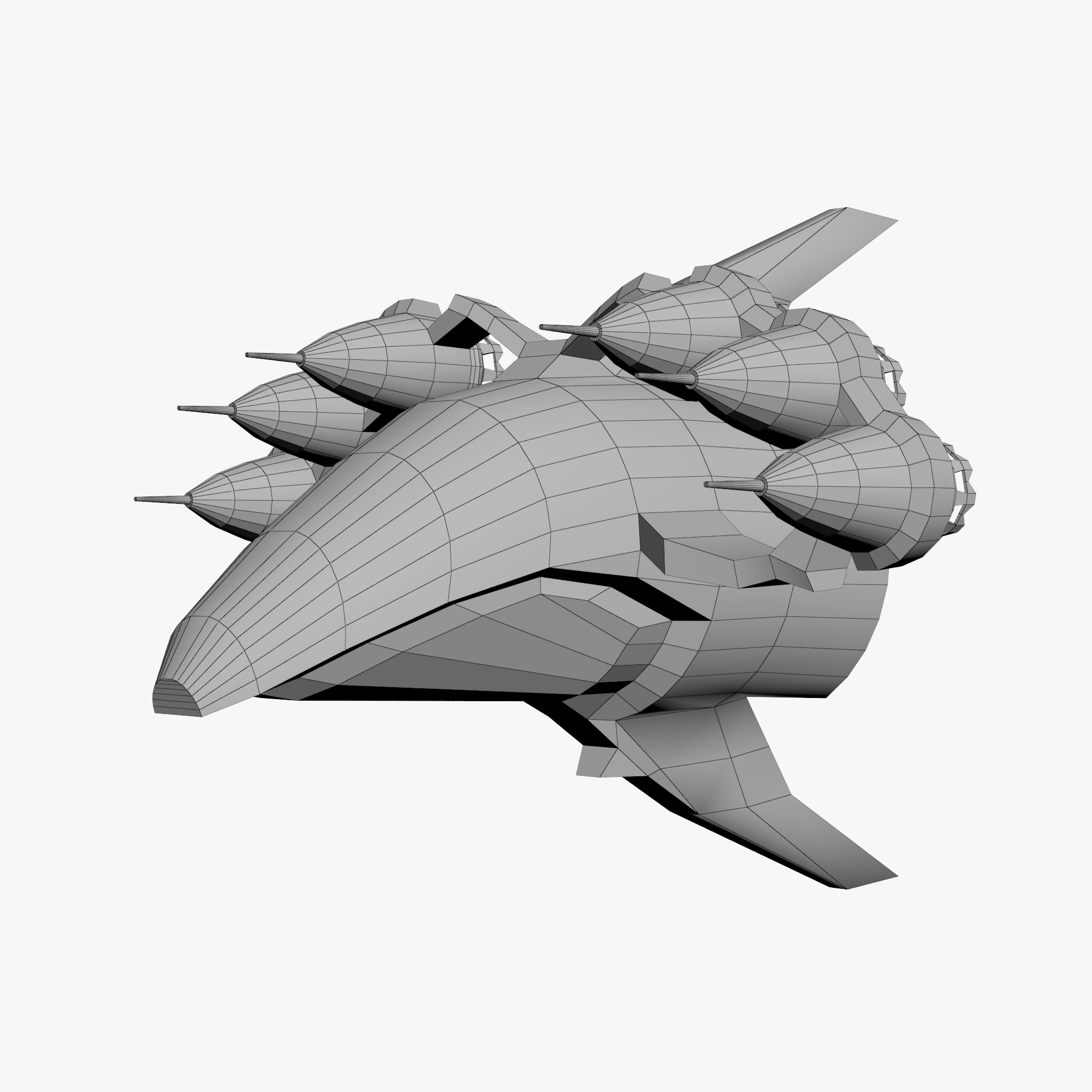 太空船3d模型