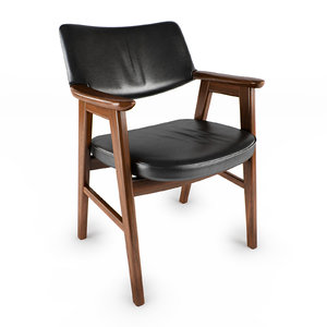 danish desk chair 3d model