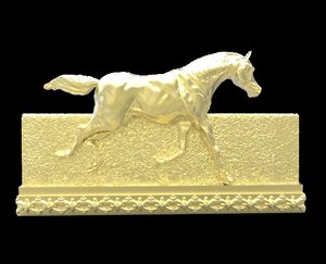 3d model of galloping horse 4