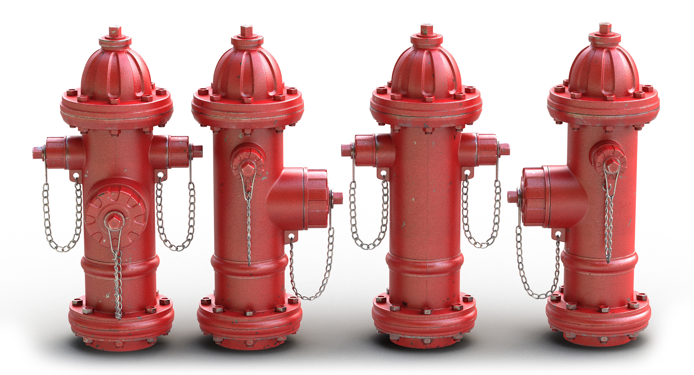 fire hydrant red