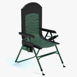 3d model of camping chair