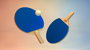 3d table tennis racket model